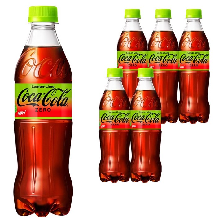 코카콜라 제로 레몬라임, 6개, 500ml