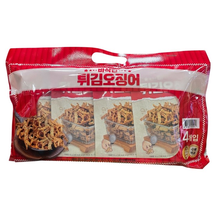 삼광 바삭한 오징어튀김 4p, 200g, 1개