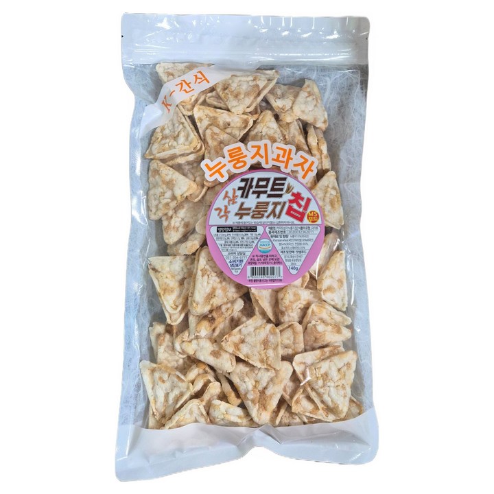 건강한 카무트 삼각 누룽칩, 140g, 1개