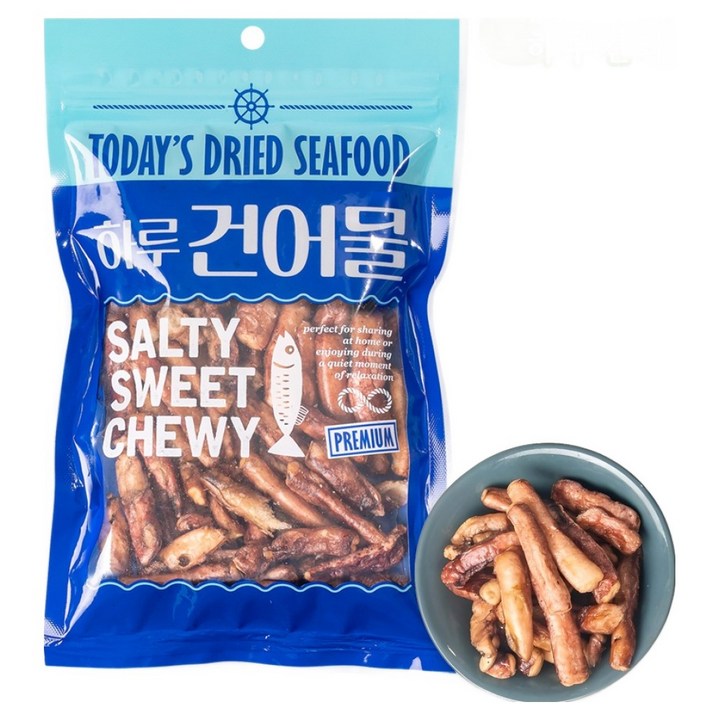 하루견과 크리스피 롱다리 오징어, 1개, 40g