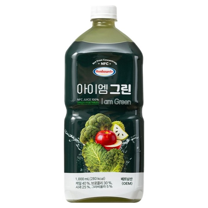 보넬드 아이엠 그린 주스, 1개, 1L