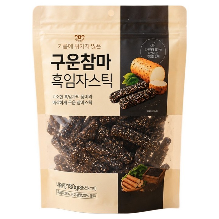 구운참마 흑임자스틱, 180g, 1개