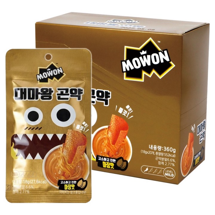 모원 대마왕 곤약 마장맛, 20개, 18g