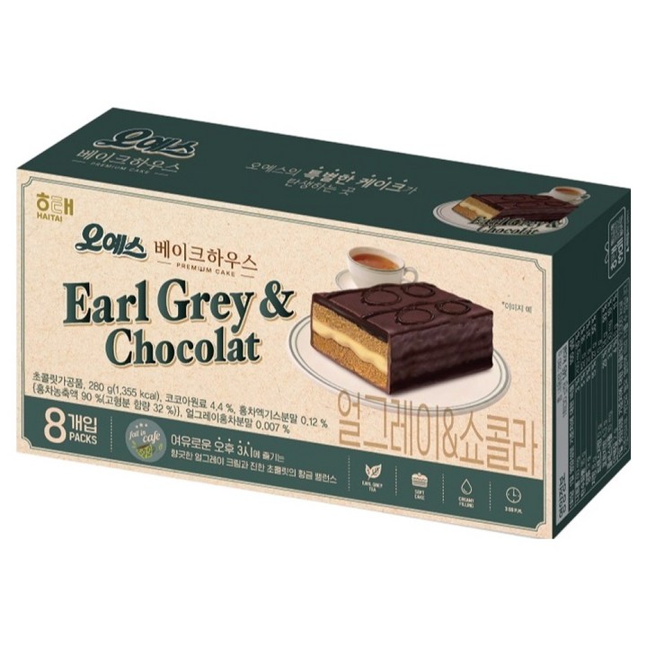 해태제과 오예스 얼그레이&쇼콜라, 280g, 1개