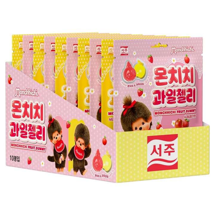 서주 몬치치 과일젤리 42g x 2종 x 5p 세트, 1세트