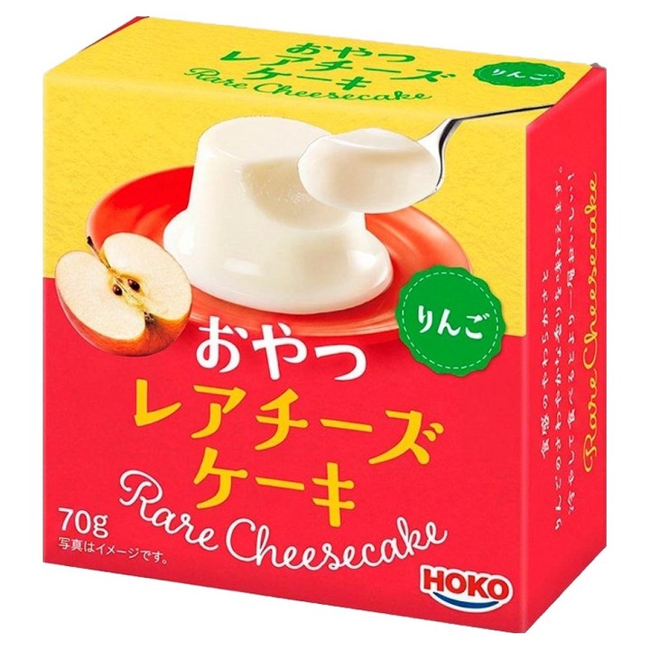호코푸드 레어 치즈 푸딩 사과, 70g, 1개