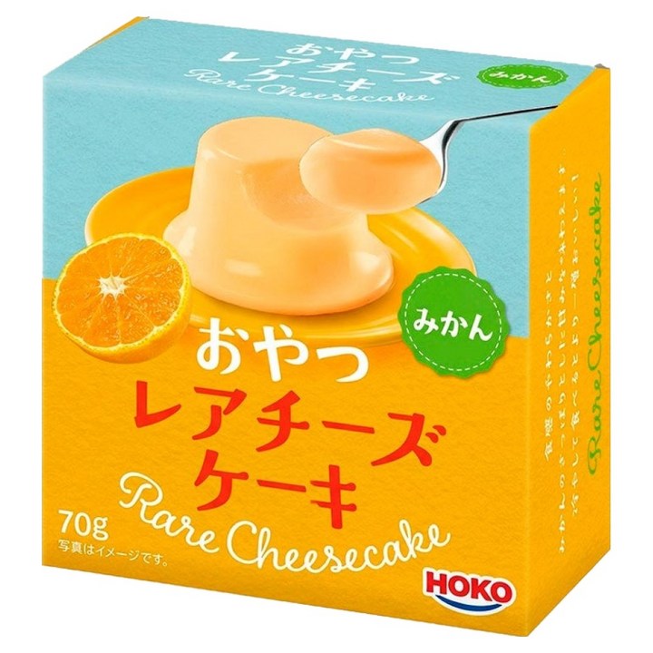 호코푸드 레어 치즈 푸딩 귤, 70g, 1개