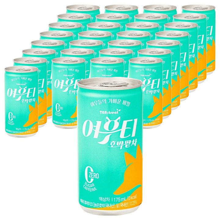 티트리트 여우티 호박팥차, 30개, 175ml