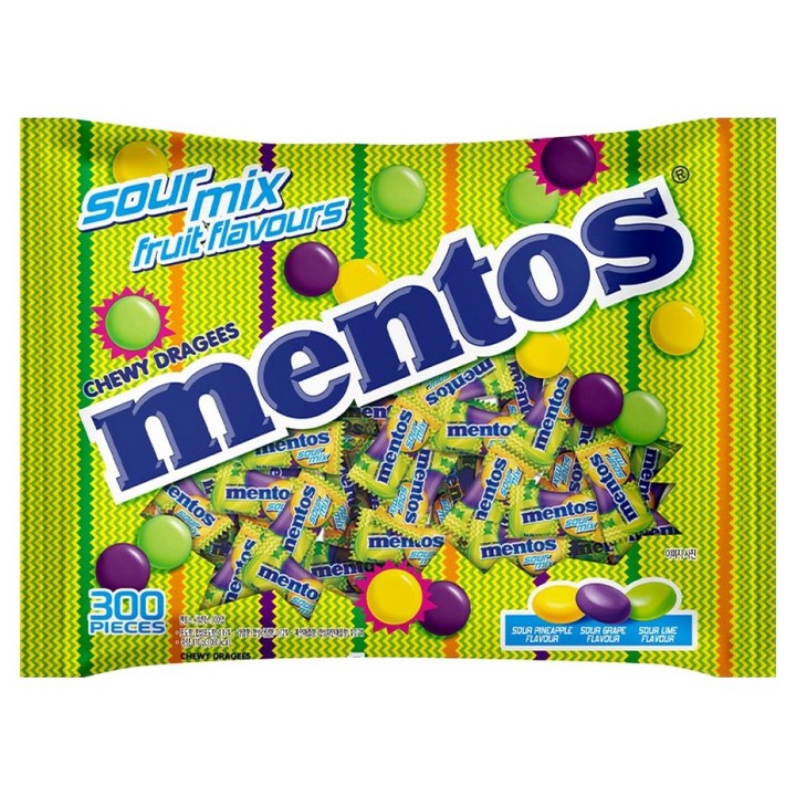 멘토스 사워믹스 300p, 810g, 1개