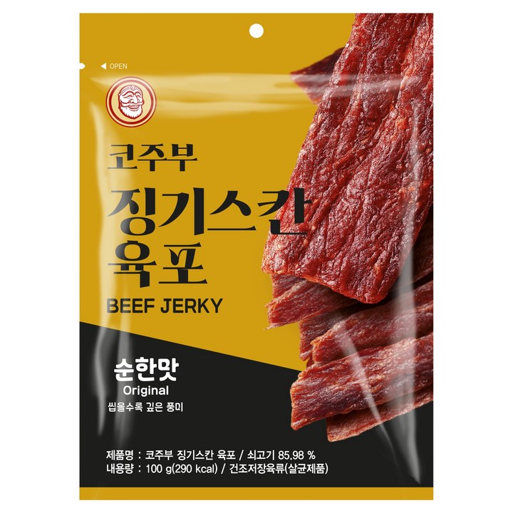 코주부 징기스칸 육포 순한맛, 1개, 100g
