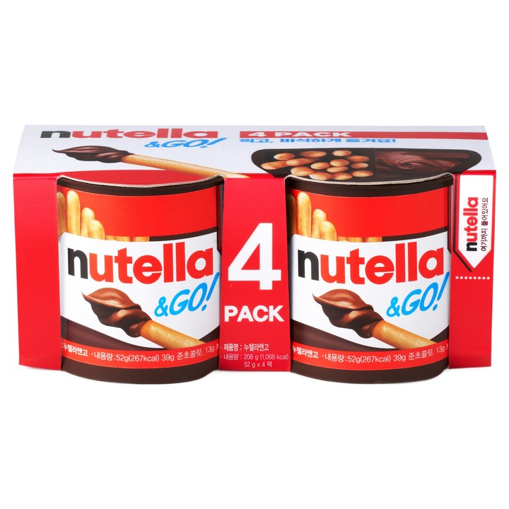 누텔라 앤고 T1 4p, 208g, 1개