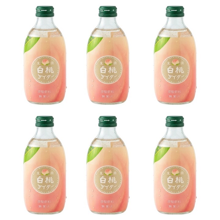 토모마스 복숭아맛 사이다, 6개, 300ml