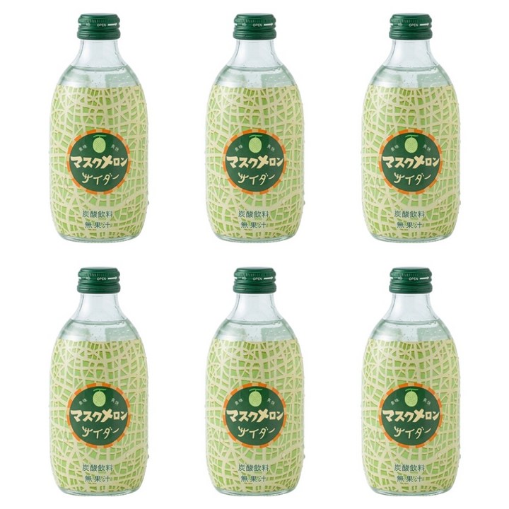 토모마스 머스크멜론맛 사이다, 6개, 300ml