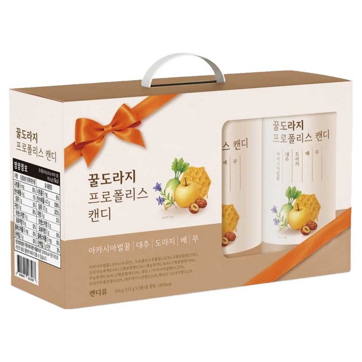 꿀도라지 프로폴리스 캔디, 456g, 1개