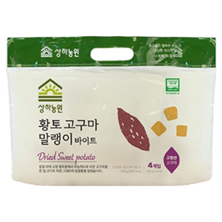 상하농원 고구마 말랭이 바이트, 60g, 4개