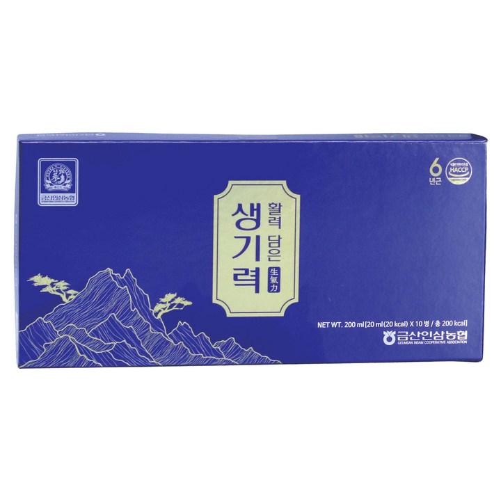 삼지원홍삼 활력담은 생기력, 10개, 20ml
