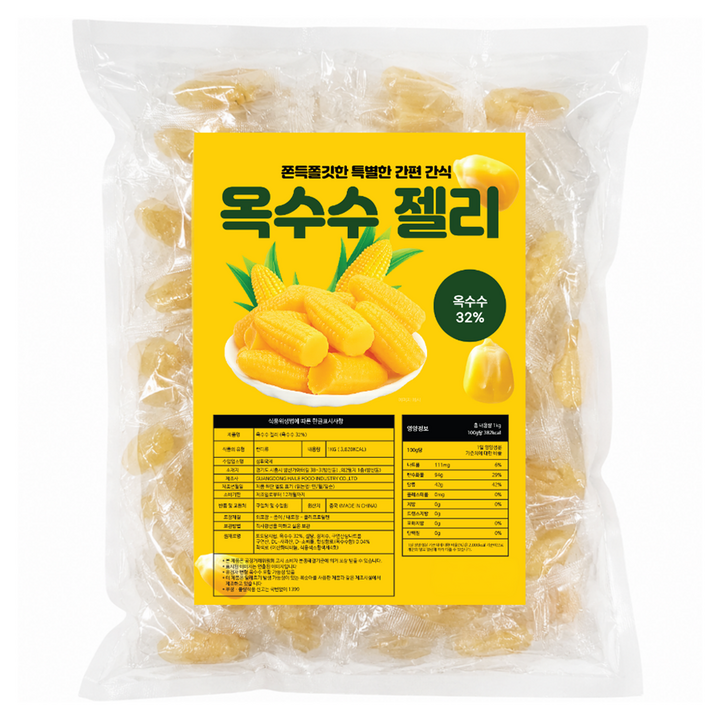 옥수수 32% 옥수수젤리, 1개, 1kg