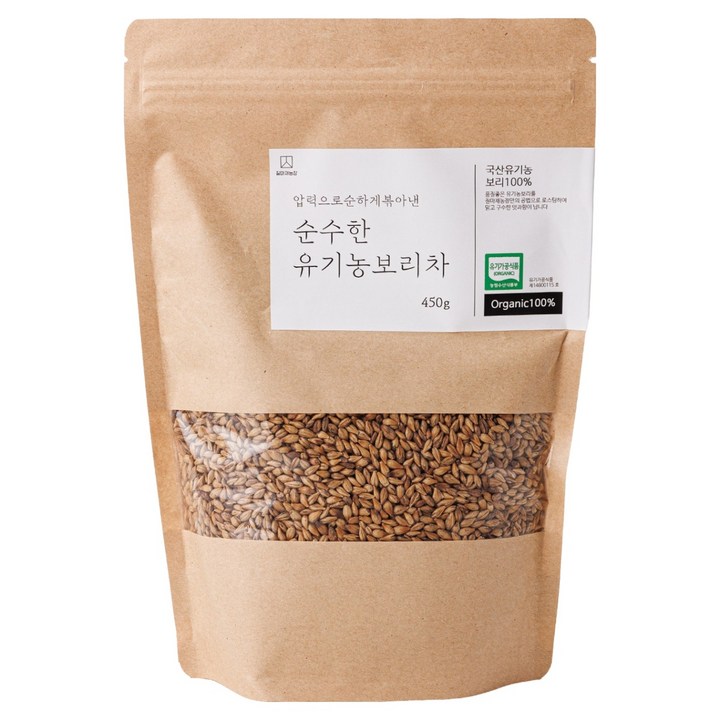 질마재농장 순수한 유기농 보리차, 450g, 1개, 1개입