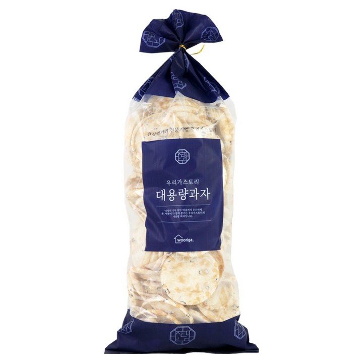 우리가스토리 구운 흑미 누룽지 통곡물 쌀과자, 500g, 1개
