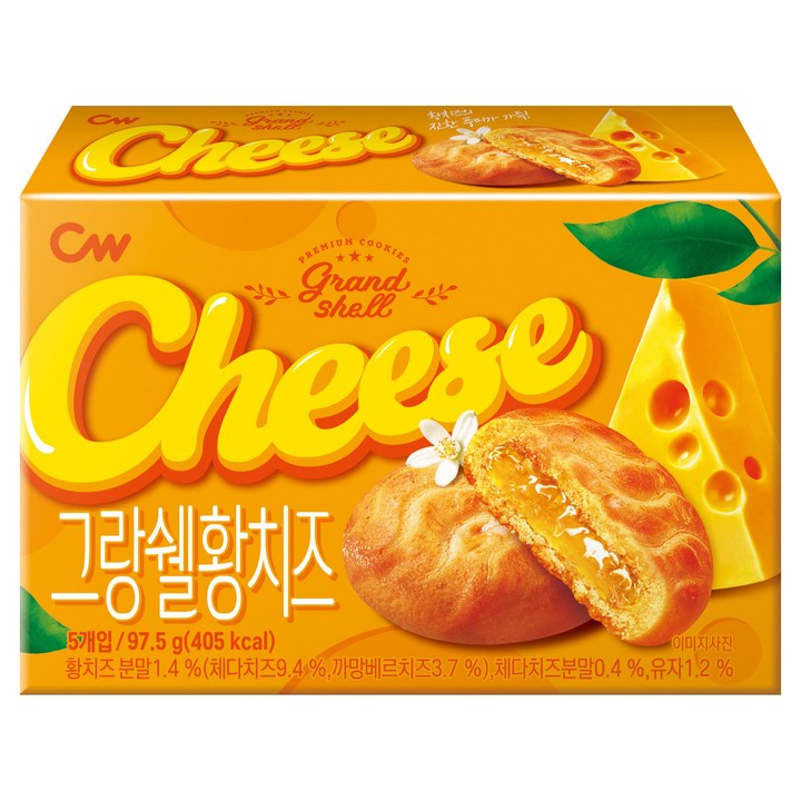 청우식품 그랑쉘 황치즈, 97.5g, 1개