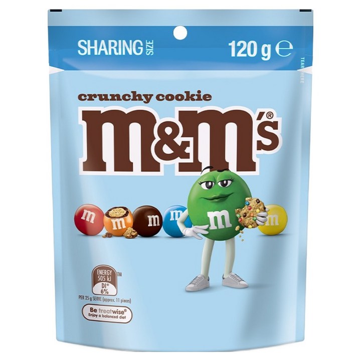 엠앤엠즈 크런치 쿠키, 120g, 1개