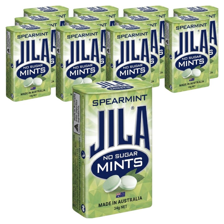 JILA 스피어민트향 자일라캔디 12p, 408g, 1개
