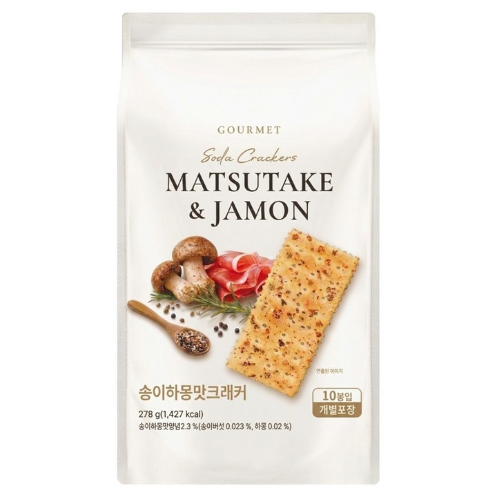 송이 하몽맛 크래커, 278g, 1개
