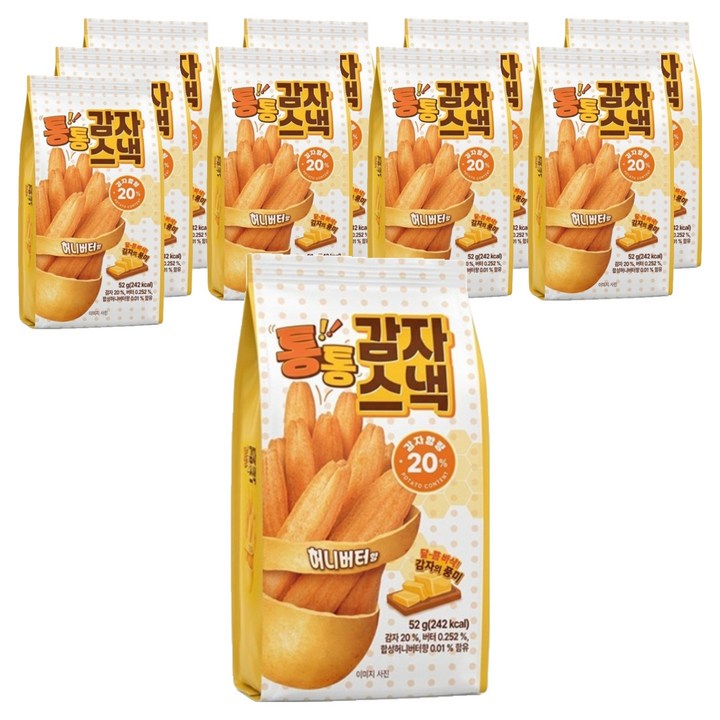 통통 감자스낵, 10개, 52g