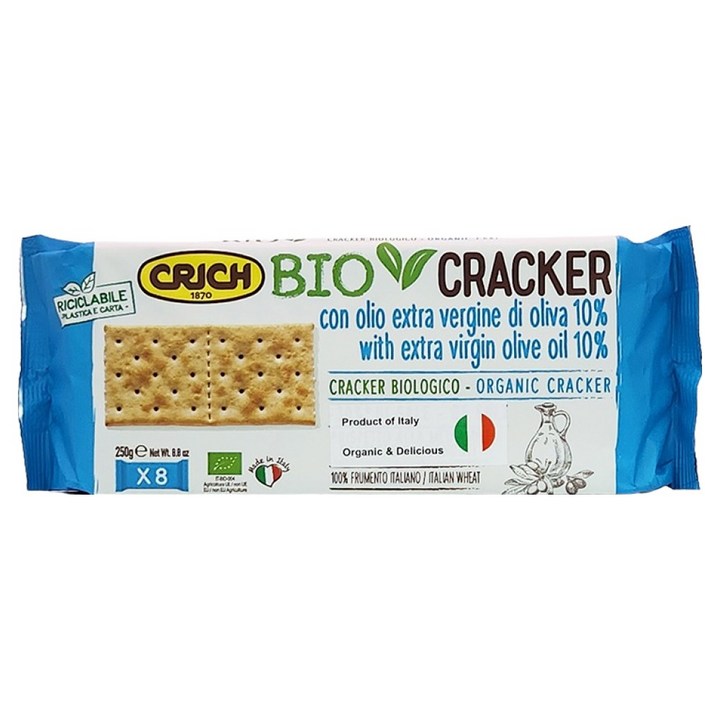 크릭 유기농 엑스트라버진 올리브유 크래커 8p, 250g, 1개