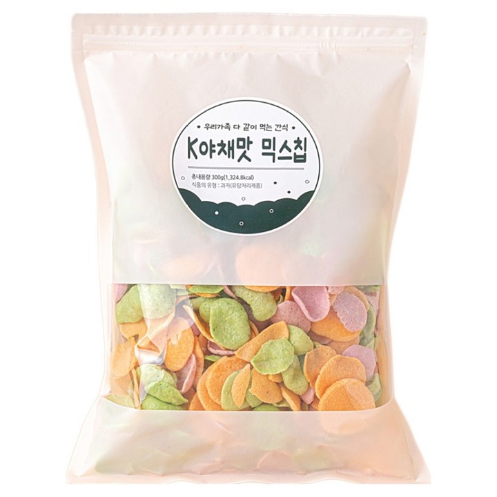 K야채맛 믹스칩 뻥튀기, 300g, 1개