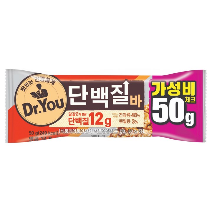 닥터유 오리온 단백질바, 50g, 1개