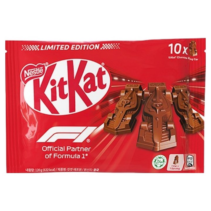 KitKat F1 아이콘 파우치 10p, 120g, 1개