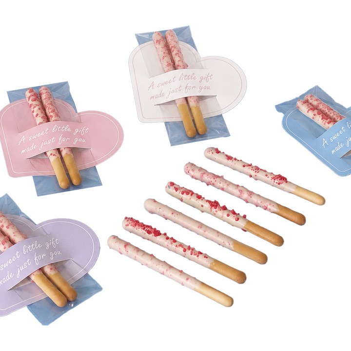 상상앤드 DIYOU 막대과자 초콜릿 만들기 DIY 선물 세트 하트콕, 1세트