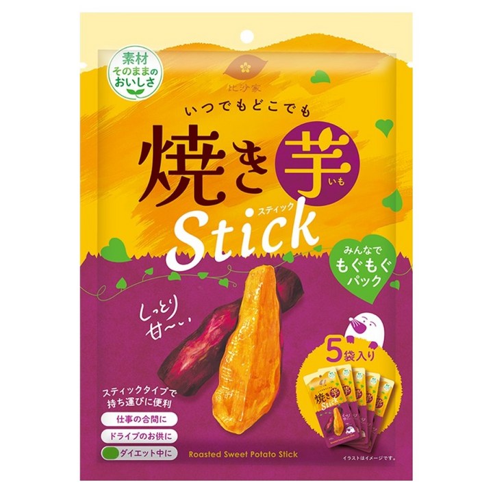 야키이모 군고구마 스틱 고구마100%, 175g, 1개