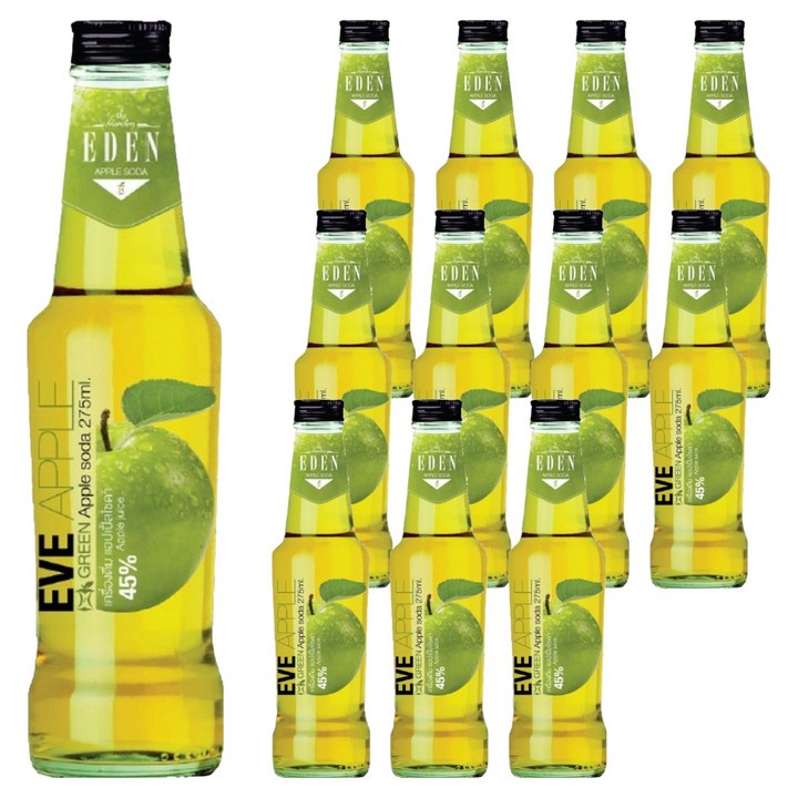 에덴 아담 스파클링 애플, 12개, 275ml