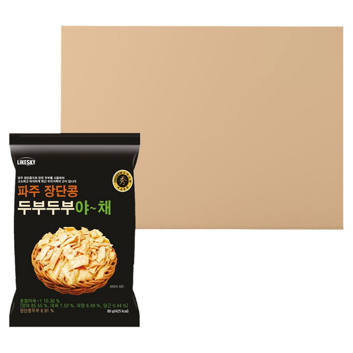 하늘처럼 파주 장단콩 두부두부 야채 10p, 800g, 1개