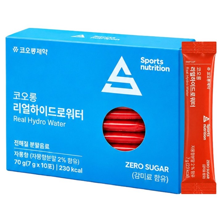 코오롱제약 리얼하이드로워터 전해질워터 10p, 70g, 1개