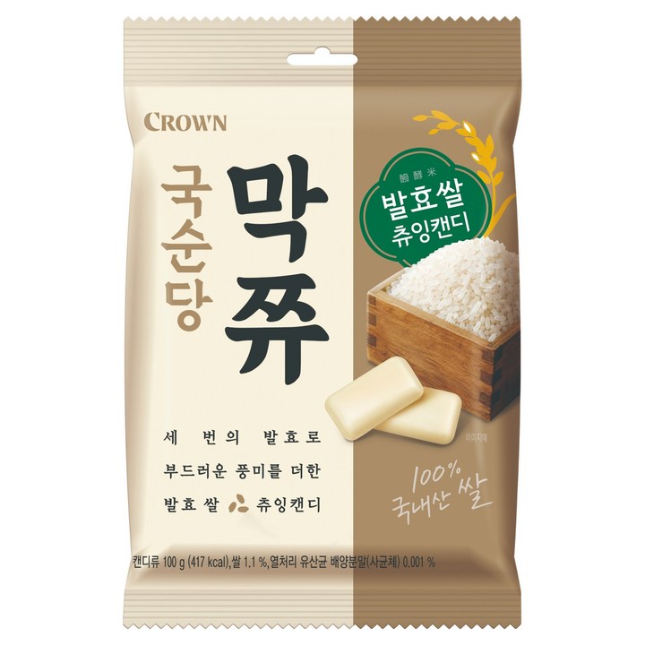 막쮸 츄잉캔디, 100g, 1개