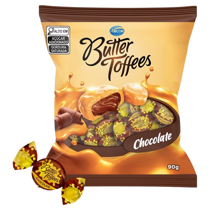 아코르 버터 토피 초코, 90g, 1개