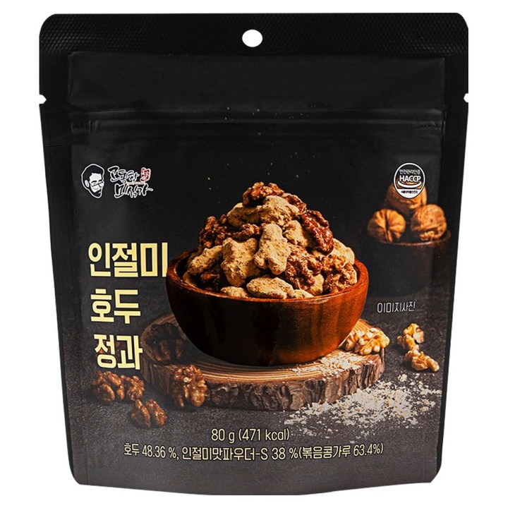 고독한미식가 인절미호두정과, 80g, 1개