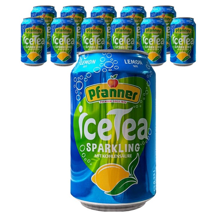 파너 아이스티 레몬 스파클링, 12개, 330ml