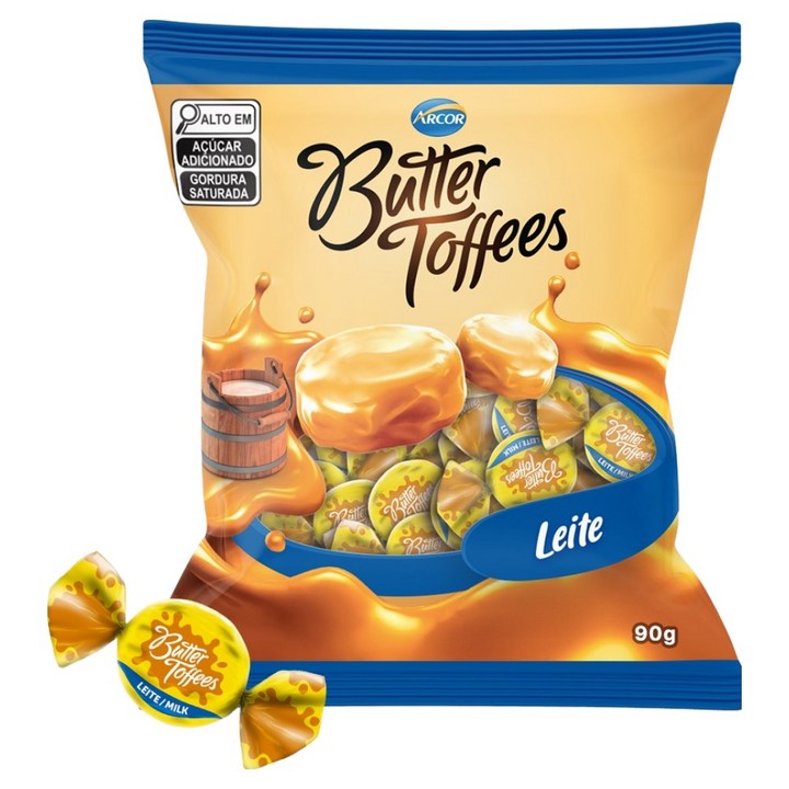 아코르 버터 토피 밀크, 90g, 1개