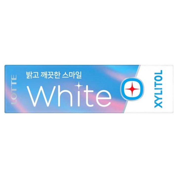 자일리톨 화이트 껌, 24g, 1개