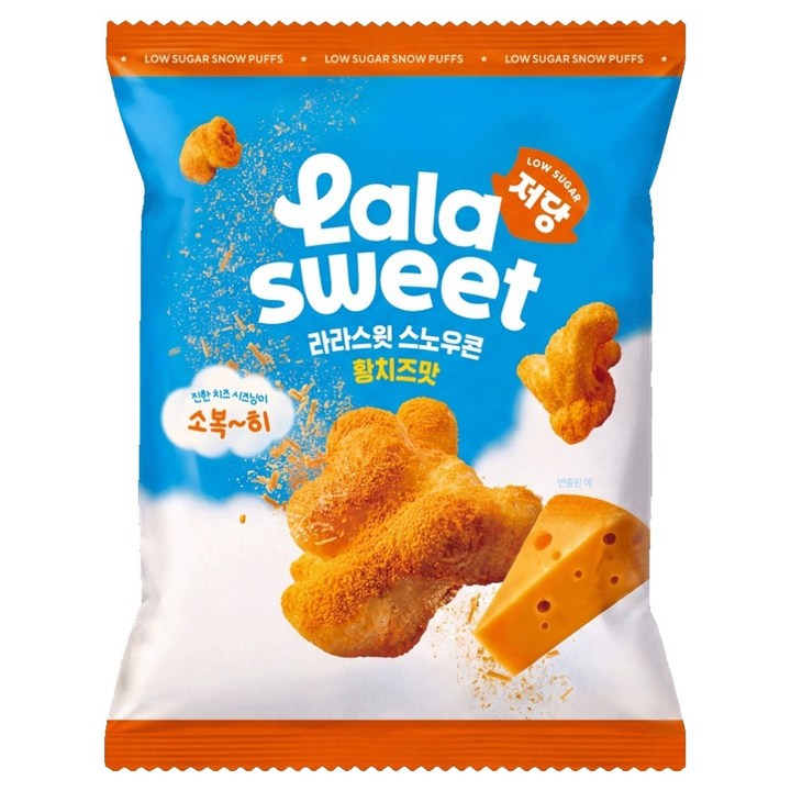 라라스윗 스노우콘 황치즈맛, 45g, 1개
