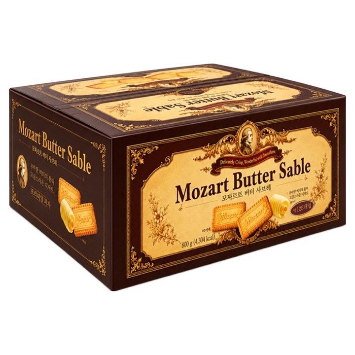 모짜르트 버터 샤브레 쿠키, 800g, 1개