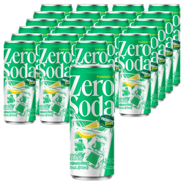 클룹 제로소다 사이다, 24개, 250ml