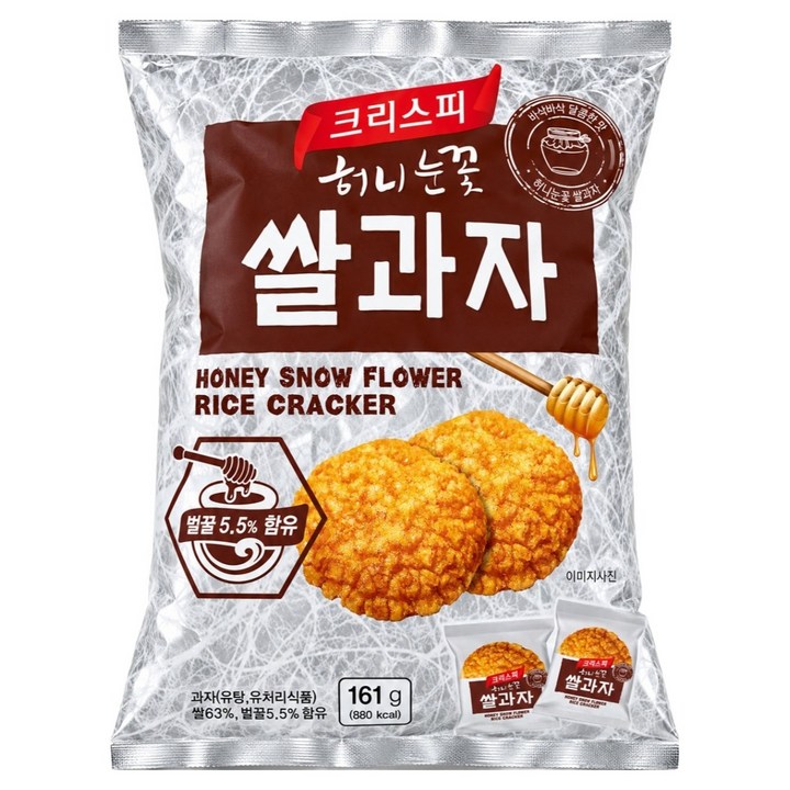 허니 눈꽃 쌀과자, 161g, 1개