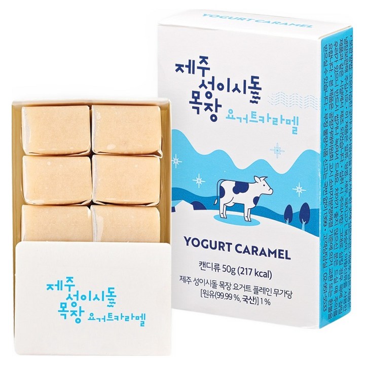 미스터밀크 제주 성이시돌 목장 요거트 카라멜, 1개, 50g
