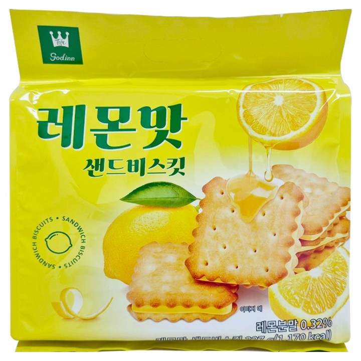 레몬맛 샌드비스킷, 227g, 1개
