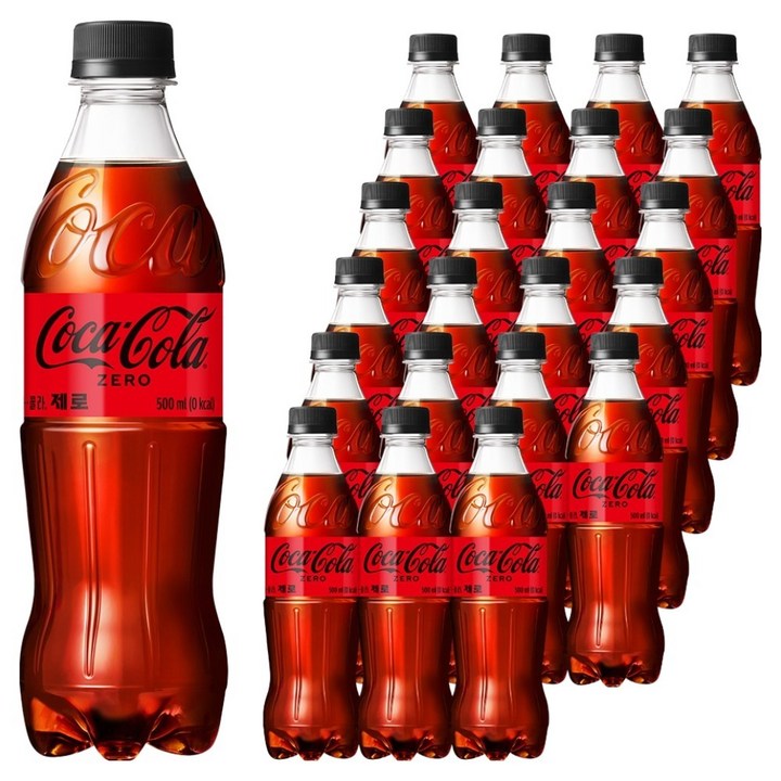 코크제로 코카콜라 제로, 24개, 500ml